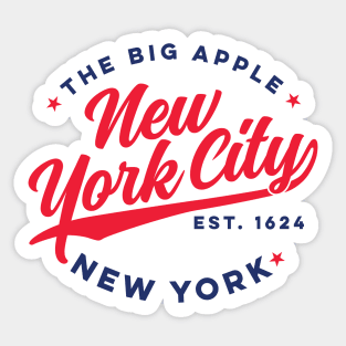 Vintage New York City The Big Apple USA Sticker